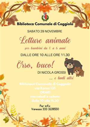 Orso, buco!